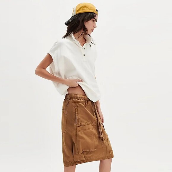 Free People Carmen Midi Skirt NWOT - Picture 3 of 10